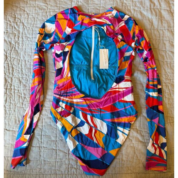 NWT Trina Turk Rio Zip-Up Paddle Suit - Picture 5 of 12